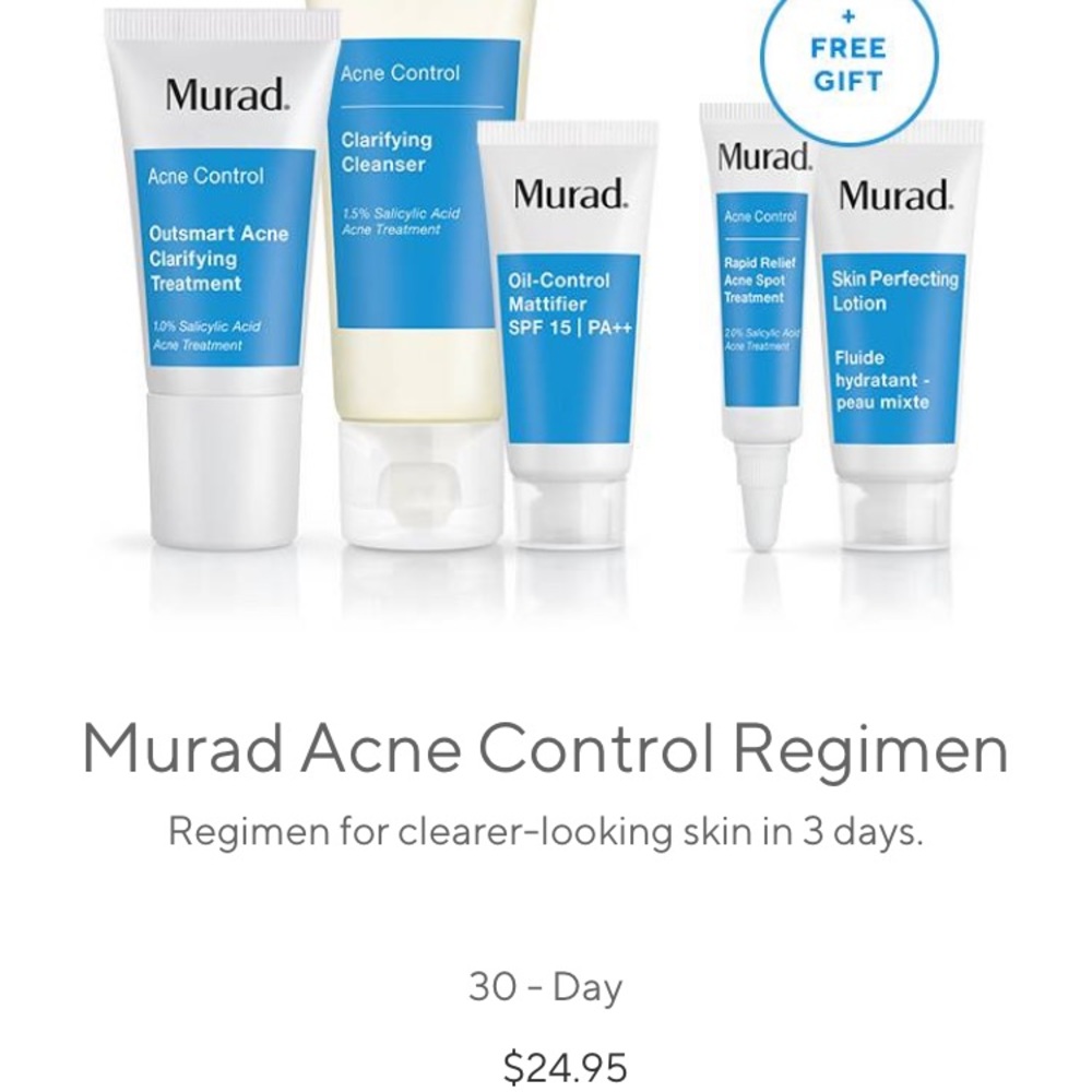 Murad acne clearing kit